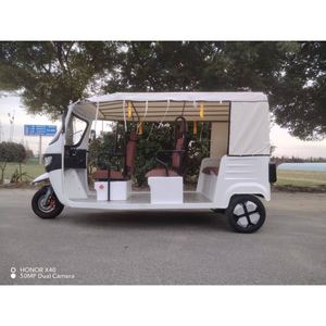 Mototaxi Eléctrico de 3 Ruedas con Cabina Abierta, Triciclo Urbano para Transporte de Pasajeros, Motor de 3000W - Product Image 2