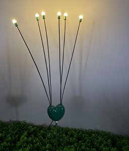 Hfbh Ngoài Trời Vườn Đom đóm Đèn <span class=keywords><strong>LED</strong></span> 24V 120Cm Ấm Trắng Hiệu Quả Đu Ip65 Vật Liệu Kim Loại Cho Kỳ Nghỉ Đám Cưới Hoặc Đảng - Product Image 1