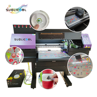 Imprimante UV DTF A2 600*420mm à double tête Epson I1600-U1, machine d'impression numérique d'autocollants pour étiquettes en cristal avec vernis
