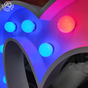 Insegne Luminose con Lettere Grandi Numeri LED Alti 4 Piedi Insegna Luminosa Autoportante Lettere Giganti Illuminate - Product Image 5