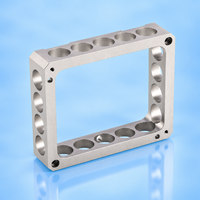 Pièces usinées CNC sur mesure, cadre de montage en aluminium pour UAV, composants structurels de drone usinés avec précision