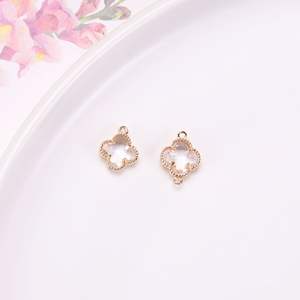 سحر البرسيم أربع أوراق الكريستال متعدد الكروم للنساء صنع المجوهرات ديي - Product Image 6