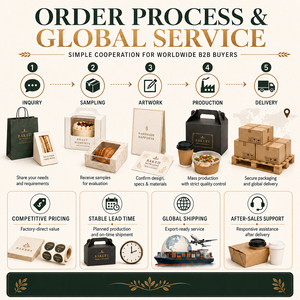 Cajas Grandes para Pasteles, Caja de Panadería, Caja para Pasteles, Dulces, Galletas, <span class=keywords><strong>Sushi</strong></span>, Postres, Repostería, Empaque Elegante de Papel - Product Image 6