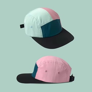 Oem <span class=keywords><strong>5</strong></span> Bảng điều chỉnh Nylon tùy chỉnh thiết kế riêng của bạn Logo tương phản màu sắc thể thao chạy hat cắm trại <span class=keywords><strong>cap</strong></span> - Product Image 2