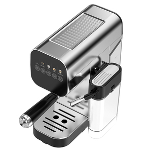 Potente cafetera eléctrica semiautomática <span class=keywords><strong>Espresso</strong></span> y Capuchino de acero inoxidable con función de espuma de leche, <span class=keywords><strong>20</strong></span> bares - Product Image 4