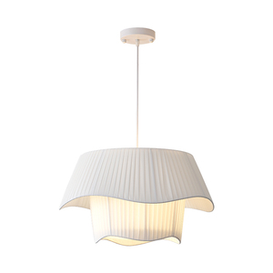 AB Nordic Pleats <strong>White</strong> <strong>Hanging</strong> for Home Dining Room Bedroom Modern Romantic Decor Pendant Light LED - Product Image 5