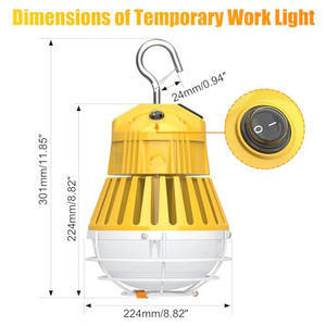 Guirlande lumineuse LED de Noël, éclairage industriel, camping, éclairage temporaire de chantier, éclairage de construction, luminaire extérieur - Product Image 5