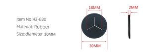 Custom PVC TPU TPR Rubber Earphone Hole <b>Patch</b> <b>Sew</b> <b>On</b> Cable Port Label for Sports Bags and Garments - Product Image 4