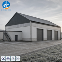 Structure en acier préfabriquée pour entrepôt à usage intensif, plan de structure sectionnelle avec conception de quai de chargement, faible coût d'entretien