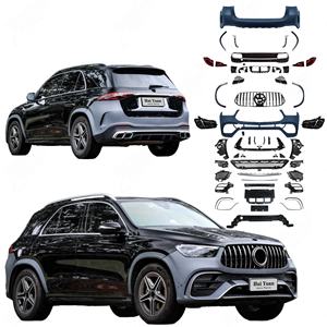 Kit carrosserie pour Mercedes Benz GLE350 GLE450 GLE500 W167 2020 2021 2022 2023 Année Facelift 2024 Modèle GLE63 avec pare-chocs calandre - Product Image 1