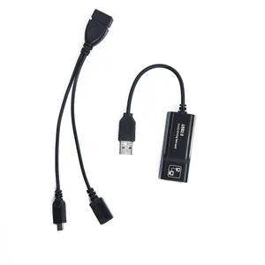 บัฟเฟอร์ลดอะแดปเตอร์ LAN Ethernet สําหรับ <span class=keywords><strong>Fire</strong></span> <span class=keywords><strong>Stick</strong></span> <span class=keywords><strong>TV</strong></span> 3 <span class=keywords><strong>GEN</strong></span> <span class=keywords><strong>2</strong></span> สตรีมมิ่งลดสีดําลวดอินเทอร์เน็ตเครื่องมือ - Product Image 2