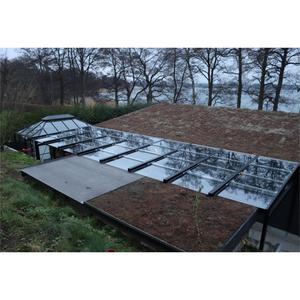 Cơ giới có thể thu vào nhôm hồ sơ sunroom Skylight mái trượt mở Skylight Rèm màn hình cửa sổ gốc - Product Image 2