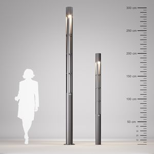 Curvex 200cm Poteau d'éclairage extérieur en aluminium LED IP65 durable et étanche pour rue publique et zones commerciales - Product Image 6