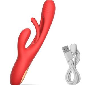 Großhandel 3-in-1G-Punkt Vibrator mit USB-Strom versorgung für weibliche <span class=keywords><strong>Masturbation</strong></span> Inklusive simuliertem Dildo und Saug funktion - Product Image 5