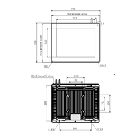 Panneau tout-en-un industriel prix d'usine OEM 8/10.1/12.1/15/17/21 pouces écran tactile capacitif Android Windows OS Intel I3