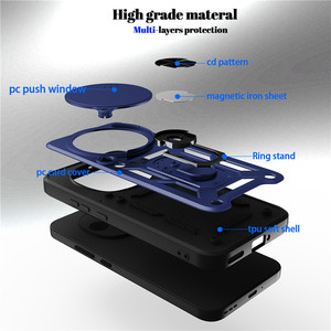 เคสโทรศัพท์ป้องกันเลนส์มาใหม่ฝาครอบกันกระแทกสำหรับ OPPO F31 Pro พร้อมขาตั้ง - Product Image 4