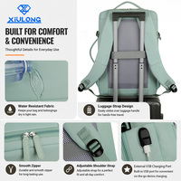 Tas Ransel Wanita Multifungsi Ringan dengan Port USB Eksternal untuk Pengisian Daya, Kapasitas Penyimpanan Besar, Tas Ransel Perjalanan