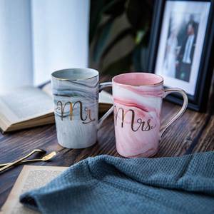 Regalos de Boda al por Mayor para Recién Casados, Regalos de Aniversario, Juego de Tazas de Cerámica de Alta Calidad Personalizadas de Fábrica, Juego de Regalo para Parejas - Product Image 3