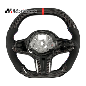 Volante de Fibra de Carbono Personalizado con Agarre de Microfibra para BMW G20 G21 G30 G31 X3 X5 F90 F95 F97 X4 X6 M3 M4 2017-2026 - Product Image 1