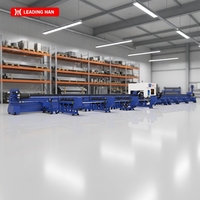 Machine de découpe laser robuste à trois mandrins de 360 mm et 560 mm, 6000 W, 12000 W, 20000 W pour la découpe de tuyaux spéciaux à parois ultra-épaisses