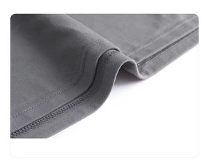 Chaleco Largo de Algodón Teñido Liso Estilo Hip Hop Personalizado para Hombre, 140g 230g, Impresión de Logotipo por Transferencia de Calor, Camisetas sin Mangas - Product Image 4