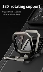 Funda de teléfono para <span class=keywords><strong>Samsung</strong></span> S22 Ultra A72, carcasa de soporte de anillo anticaída montada en el vehículo con ranura para tarjeta, venta al por mayor de fábrica - Product Image 3