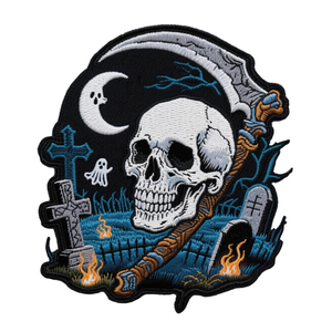 刺繍柄アニマルデザインカスタマイズ刺繍パッチメロウボーダー付き - Product Image 1
