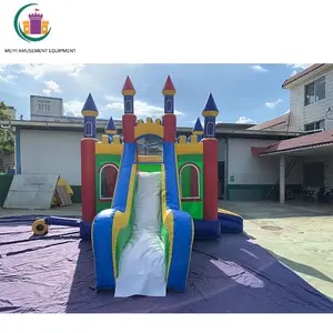 Istana Tiup Desain Baru dengan Perosotan Rumah Pantul Tiup Anak-anak, dengan Perosotan untuk Kolam Tiup Kastil Lompat Kombo