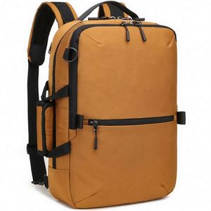 Comfortable Large Capacity Multi-functional <b>Convertible</b> Polyester Business Travel Laptop <b>Backpacks</b> Bag Men with Removable Strap - Product Image 1