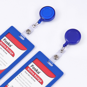 Clip para Tarjetas de Identificación Foska, Fácil de Usar, Extensible hasta Aproximadamente 65 cm, Colorido, con Carrete Retráctil para Sujetar Tarjetas de Identificación - Product Image 5