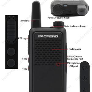 Walkie Talkie Analógico Profesional BF-666S MINI de 400-470 MHz, 16 Canales, Idioma Inglés, Potencia de Salida de 3 W, IP23, Alcance de 2-5 km, 12 Meses - Product Image 6