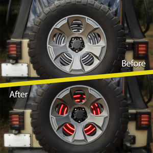 <span class=keywords><strong>ไฟ</strong></span>เบรก<span class=keywords><strong>หลัง</strong></span>ยางอะไหล่สีแดงสำหรับ JEEP JK 2007-2018 - Product Image 5