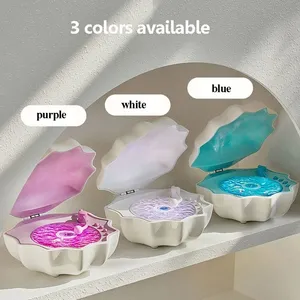 Shell <strong>Light</strong> <strong>Speaker</strong> Wireless Small <strong>Bluetooth</strong> Mini <strong>Speaker</strong> Desktop High Sound Quality Subwoofer Creative Portable Romantic <strong>Light</strong> - Product Image 6