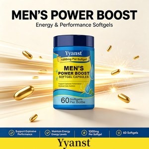 Complément alimentaire naturel Power Boost 1000mg en gélules molles pour hommes, 60 unités, pour soutenir l'entraînement et la vitalité quotidienne, améliore la vitalité physique masculine - Product Image 6