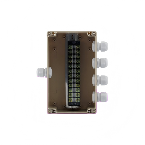200x120x75mm <b>Waterproof</b> Junction <b>Box</b> One-in-four-out 25A Terminal Block PG13.5 Cable Gland Enclosure Terminal <b>box</b> - Product Image 1