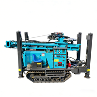 Machine de forage de puits d'eau à moteur diesel pour l'irrigation agricole, longue durée de vie, capacité de forage jusqu'à 200 m, facile à utiliser