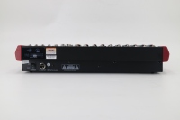 Console de mixage audio professionnelle 10 canaux, alimentation fantôme 48V, large plage de fréquences 20Hz-30kHz pour studio, diffusion en direct, système de sonorisation de scène