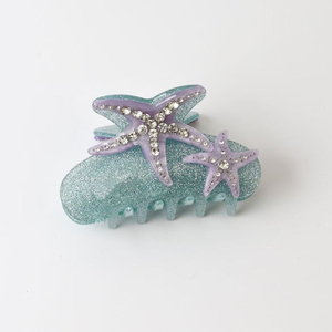 Pinza de Pelo Creativa con Diseño de Estrella de Mar Azul, Pinzas de Pelo de Moda para Niñas, Venta al por Mayor de Accesorios para el Cabello - Product Image 5