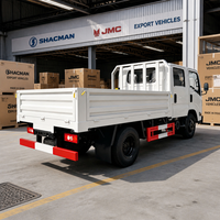 Camion benne JMC 4x2 double cabine 130 CV Diesel 3-5 tonnes, benne basculante, LHD/RHD en option pour la logistique urbaine, camion de gros B2B