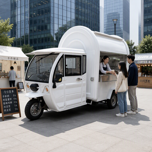 <span class=keywords><strong>Remorque</strong></span> alimentaire mobile commerciale entièrement équipée, chariot de vente de café, glaces et en-cas, cuisine extérieure, camion-restaurant - Product Image 2