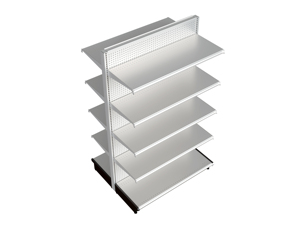 Étagères au détail droites de doubles côtés résistants métalliques étagère de supermarché de style américain - Product Image 6
