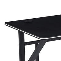 Nouveau Style bois ordinateur portable Escritorio Gamer ordinateur bureau bureau Portable ordinateur portable bureau K forme jambe jeu Bureau Gamer Table