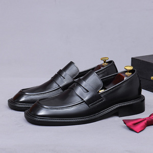 Zapatos de Cuero Formales para Hombre de Alta Calidad, Estilo Británico, Casuales de Negocios, Hechos a Mano, para Exteriores - Product Image 1