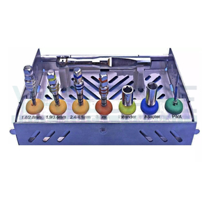 Kit de compression osseuse 8 pièces certifié CE Classe I pour implants dentaires, instruments chirurgicaux d'élargissement de sinus, vis Vaslcare - Product Image 4