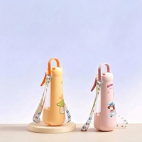 Bouteille d'eau et récipient pour nourriture pour chien portable avec pulvérisateur rafraîchissant - 3-en-1 - Gobelet pour animaux de compagnie pour la promenade