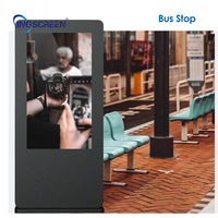 ING SCREEN 32 43 55 Zoll Bodenst änder Wasserdicht IP65/IP55 High Brightness Outdoor Kiosk Display Touch Totem LCD LED TV Monitor