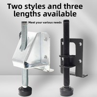 Pieds de meuble réglables robustes avec patins antidérapants, glissières de nivellement latérales pour armoires et meubles modernes minimalistes