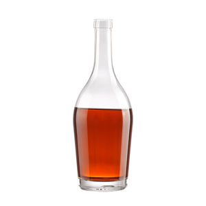 Botella de <span class=keywords><strong>Licor</strong></span> Redonda de Vidrio Transparente de 1000 ml con Sellado de Corcho, para Vodka, Whisky, Tequila, Ginebra, <span class=keywords><strong>Ron</strong></span>, Brandy, Venta al por Mayor - Product Image 6