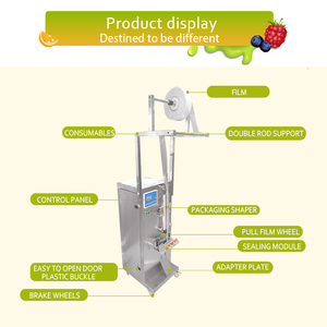 Máquina automática para hacer paletas de hielo, máquina para rellenar y sellar con fruta, máquina para envasar paletas de hielo - Product Image 6