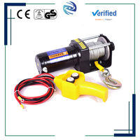 Système d'engrenage planétaire à 3 étages Treuil à distance en acier sans fil 12V DC Power 6000- 13500 lb Capacité de charge Treuil électrique